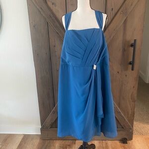 Elegant Blue Women's Dress
